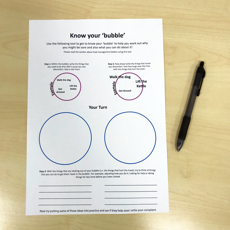 Know your bubble example image of document